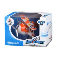 Самолет металический инерционный Same Toy Aircraft оранжев
