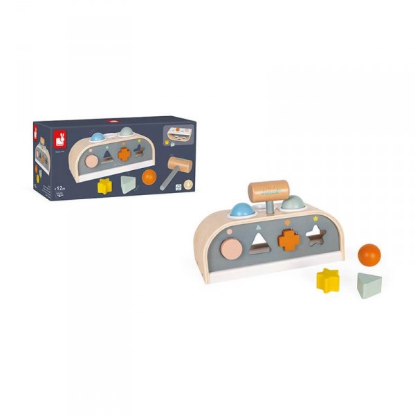 Сортер Janod Sweet Cocoon 3в1 J04409
