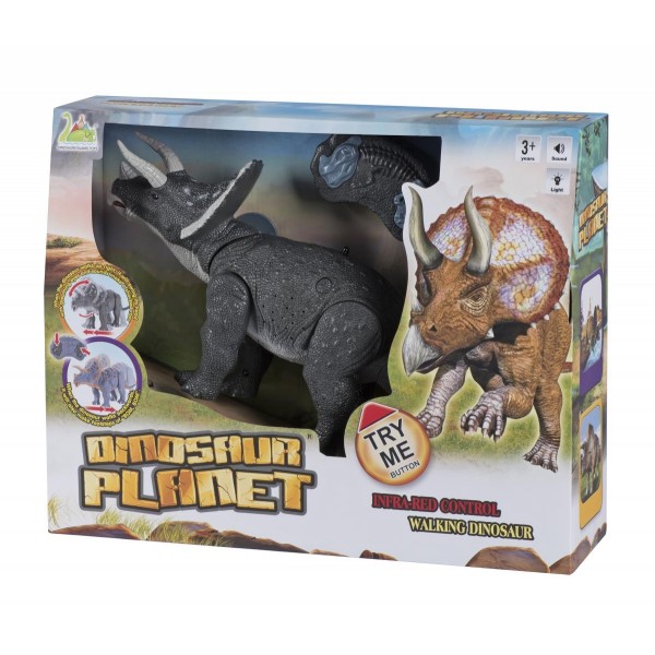 Динозавр Same Toy Dinosaur Planet серый со светом и звуком RS6137BUt
