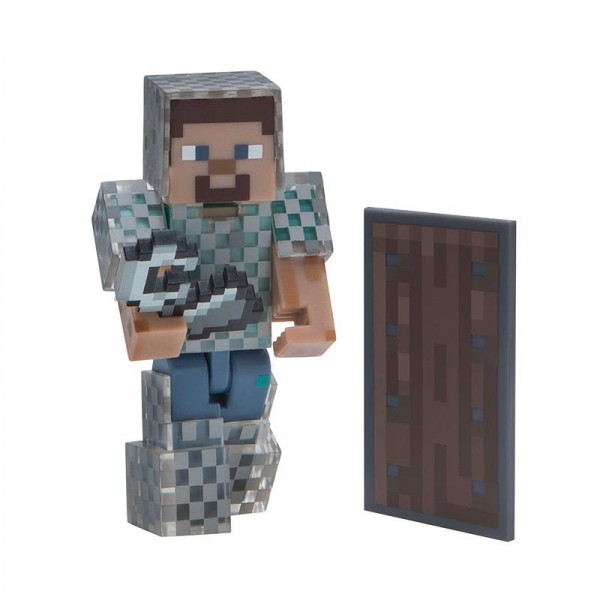 Игровая фигурка Minecraft Steve in Chain Armor серия 4 16493M