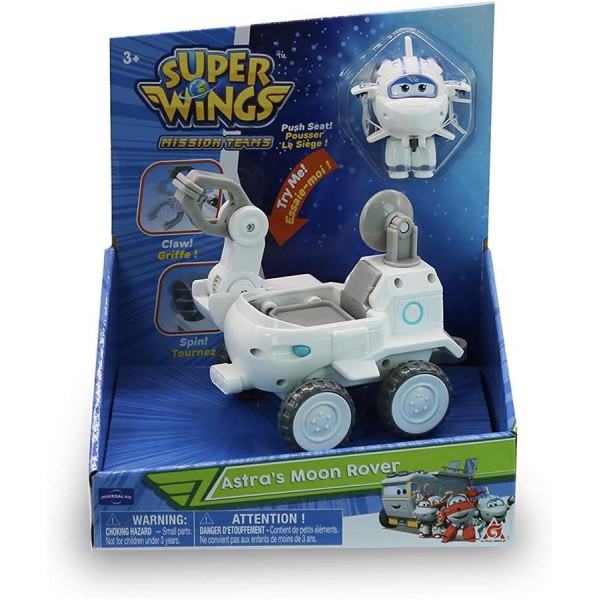 Игровой набор Super Wings Супер крылья Astra's Moon Rover, Лунный автомобиль Астры EU730844