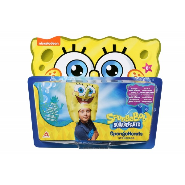 Игрушка-головной убор SpongeBob SpongeHeads SpongeBob EU690601