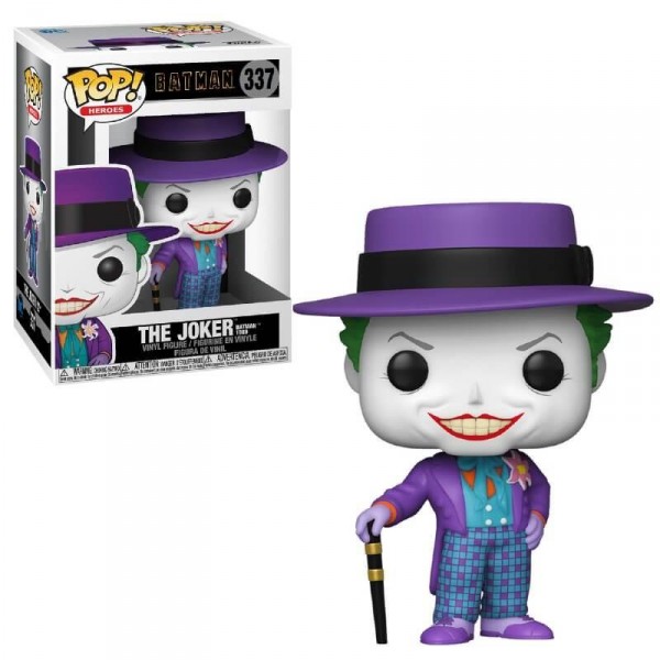 Коллекционная фигурка Funko POP! Heroes DC Batman 1989 Joker w/Hat w/Chase 47709
