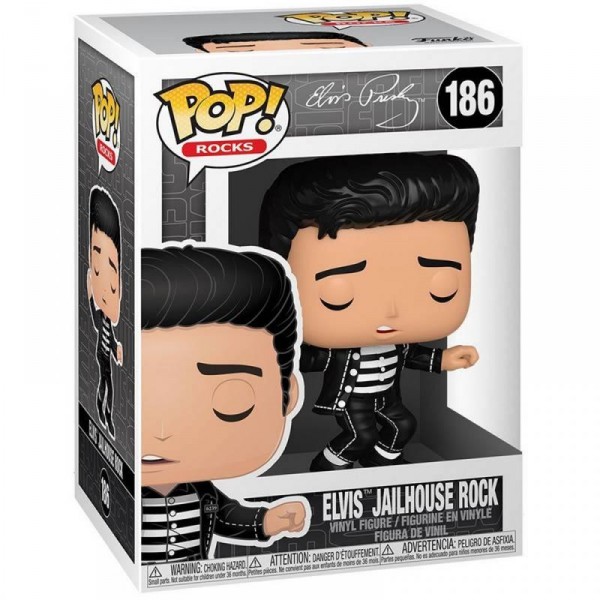 Коллекционная фигурка Funko POP! Rocks Elvis Presley Jailhouse Rock 40138