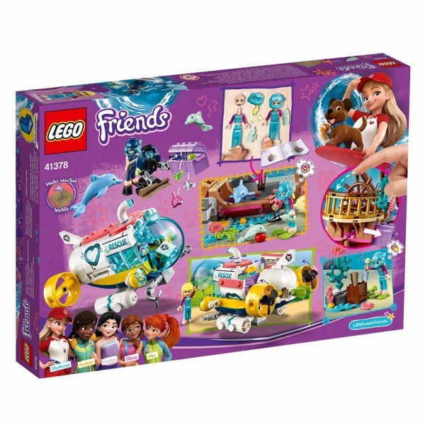 Конструктор LEGO Friends Миссия спасения дельфинов 41378