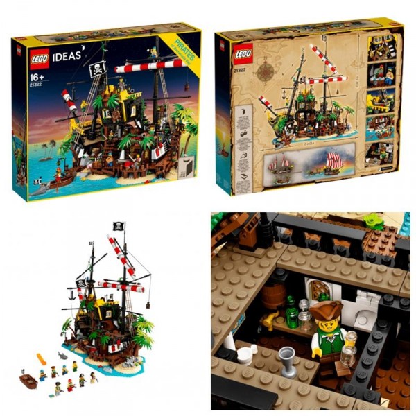 Конструктор LEGO Ideas Пираты из залива Барракуда 21322