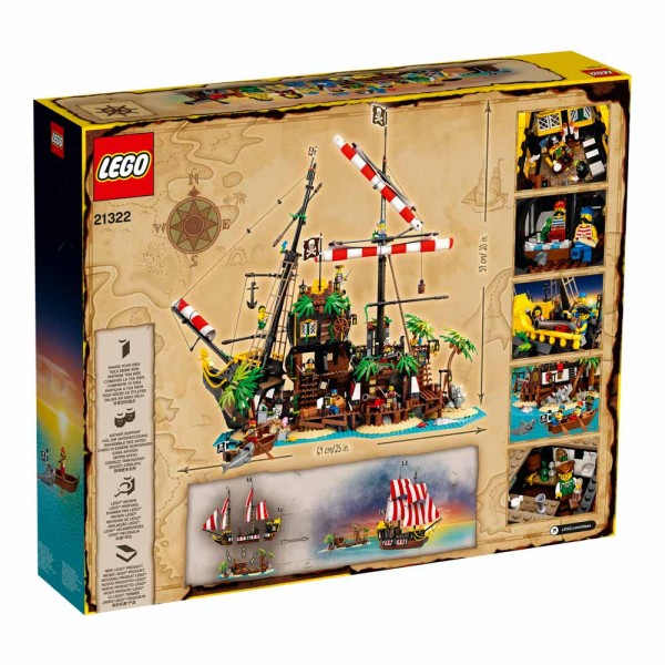 Конструктор LEGO Ideas Пираты из залива Барракуда 21322