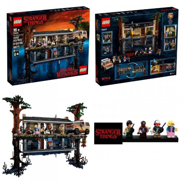 Конструктор LEGO Stranger Things Перевернутый мир со световым эффектом 75810