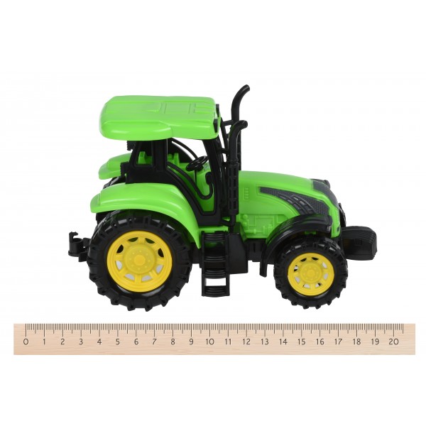 Машинка инерционная Same Toy Truck Тягач желый с трактором со светом и звуком 98-613AUt-1