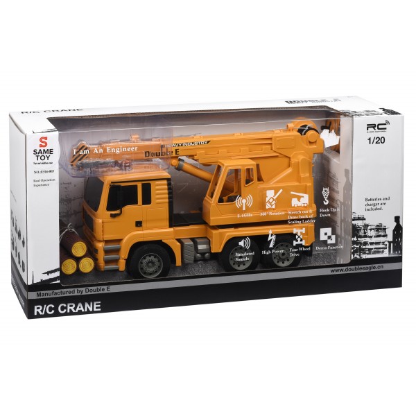 Машинка на радиоуправлении Same Toy Подъемный кран E516-003