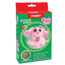 Масса для лепки Paulinda Super Dough Circle Baby Собака заводной механизм, розовая PL-081177-5
