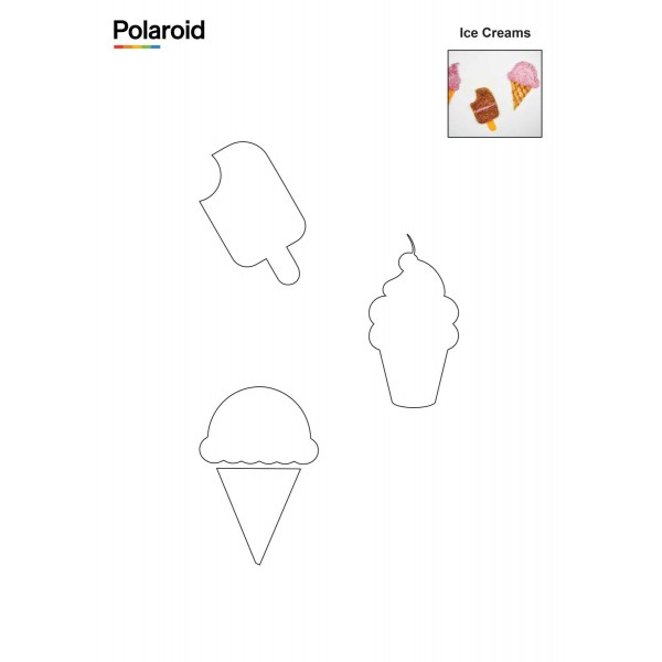 Набор картриджей для 3D ручки Polaroid Candy pen, виноград, фиолетовый