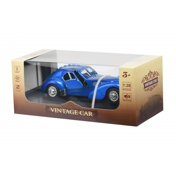 Автомобиль Same Toy Vintage Car со светом и и звуком Синий HY62-2Ut-5