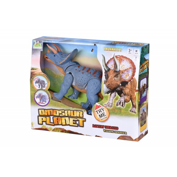 Динозавр Same Toy Dinosaur Planet серый со светом и звуком RS6167AUt