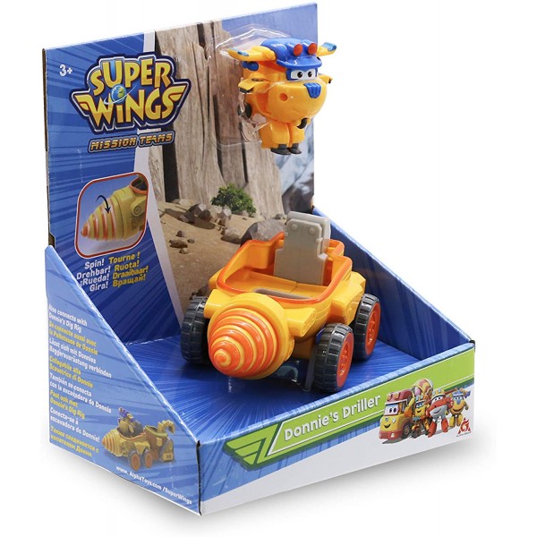 Игровой набор Super Wings Супер крылья Donnie's Driller, Бурильный автомобиль Донни EU730843
