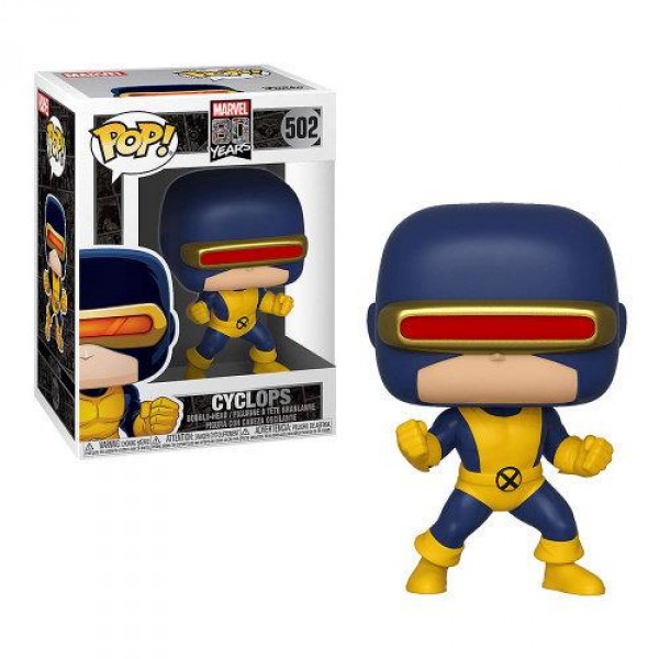 Коллекционная фигурка Funko POP! Bobble Marvel 80th First Appearance Cyclops Циклоп 47358