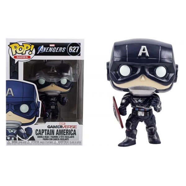 Коллекционная фигурка Funko POP! Bobble: Marvel: Avengers Game: Captain America 47757
