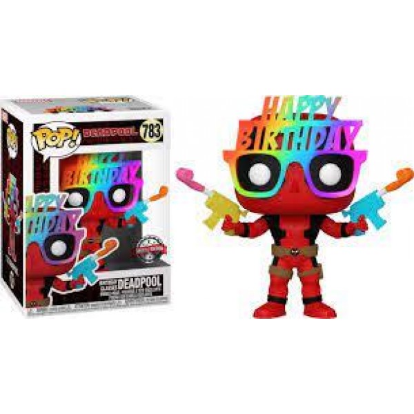 Коллекционная фигурка Funko POP! Bobble Marvel Deadpool 30th Birthday Glasses Deadpool (Exc) 54687