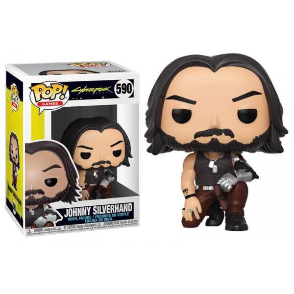 Коллекционная фигурка Funko Pop! Cyberpunk 2077: Johnny Silverhand Crouch FUN2549682