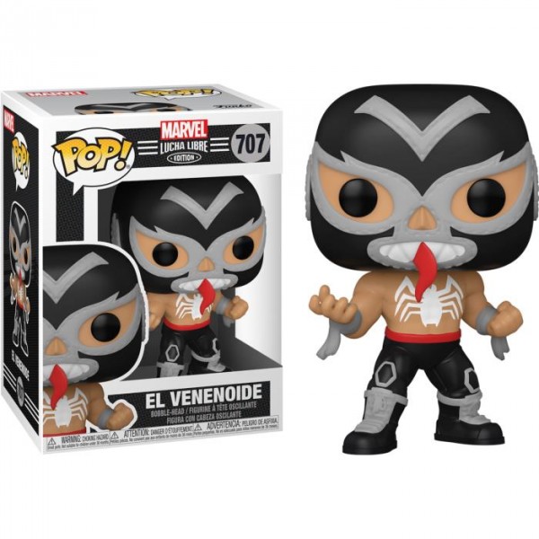 Коллекционная фигурка FunkoPOP! Bobble: Marvel: Luchadores: Venom 53869