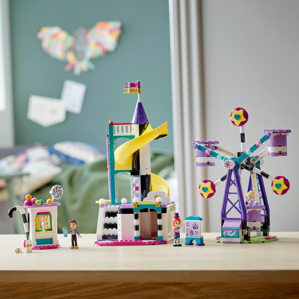 Конструктор LEGO Friends Волшебное колесо обозрения и горка 41689