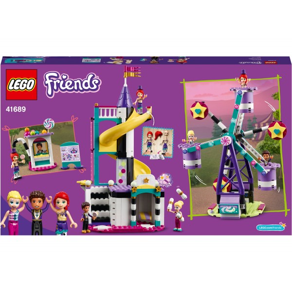 Конструктор LEGO Friends Волшебное колесо обозрения и горка 41689