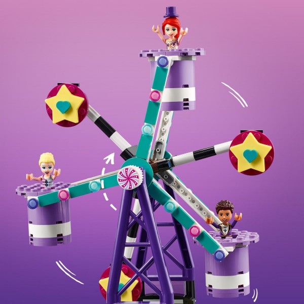 Конструктор LEGO Friends Волшебное колесо обозрения и горка 41689