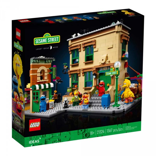 Конструктор LEGO Ideas Улица Сезам, 123 21324