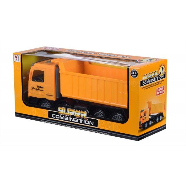 Машинка инерционная Same Toy Super Comaination Самосвал Желтый 98-81Ut-2