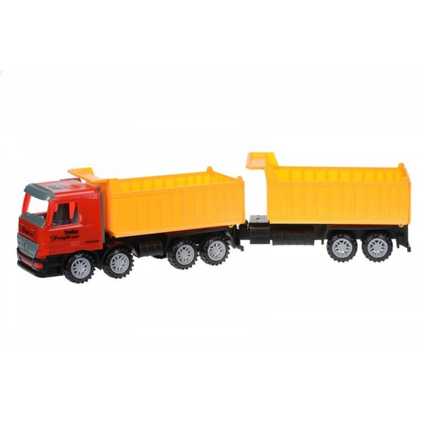 Машинка инерционная Same Toy Super Combination Самосвал красный с прицепом 98-87Ut-1