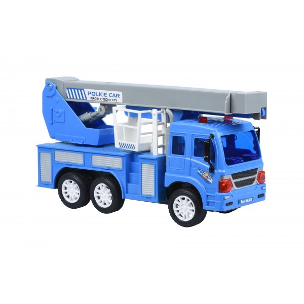 Машинка на радиоуправлении Same Toy City Кран синий F1630Ut
