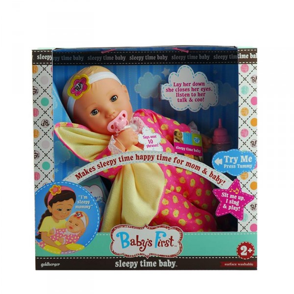 Пупс Baby s First Sleepy Time Baby Засыпайка 21630