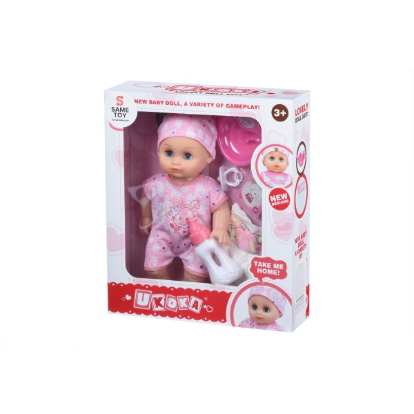 Пупс Same Toy с акссесуарами и звуком 38 см 8015E4Ut