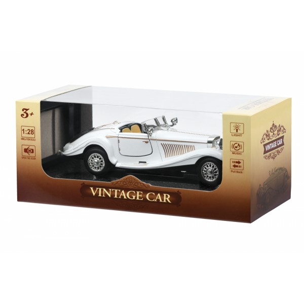 Автомобиль Same Toy Vintage Car Белый HY62-2AUt-1