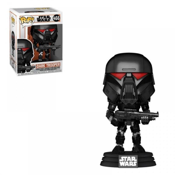 Коллекционная Фигурка Funko POP! Star Wars Mandalorian Dark Trooper Тёмный солдат 58289