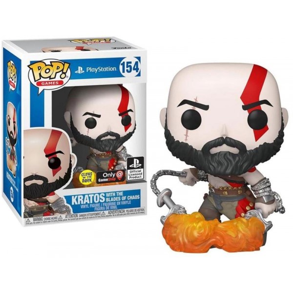 Коллекционная фигурка Funko POP! Vinyl: Games: God Of War: Kratos W/Blades (GW) (Exc) 36392