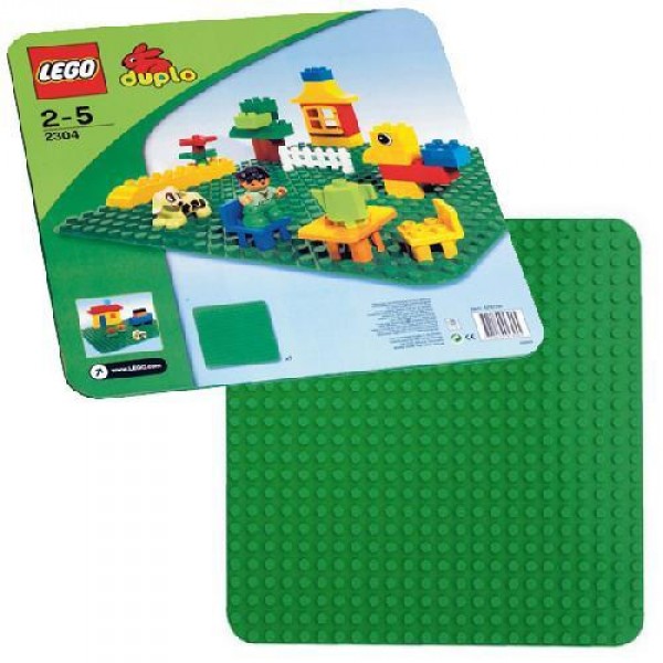 Конструктор LEGO Duplo Большая зелёная строительная пластина 2304
