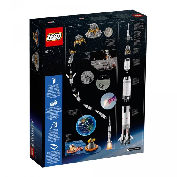 Конструктор LEGO Ideas NASA Аполло Сатурн 5 V29 92176