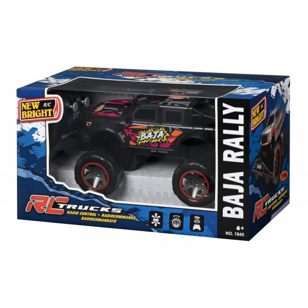 Машинка на р/к New Bright 1:18 Baja Rally Black (1845)
