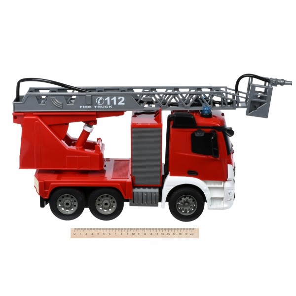 Машинка на радиоуправлении Same Toy Пожарная машина Mercedes-Benz с лесницей 1:20 E527-003