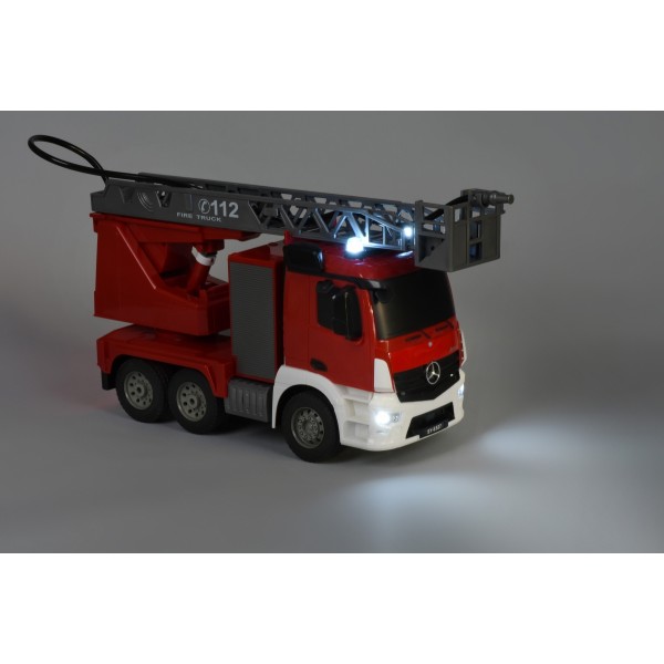 Машинка на радиоуправлении Same Toy Пожарная машина Mercedes-Benz с лесницей 1:20 E527-003