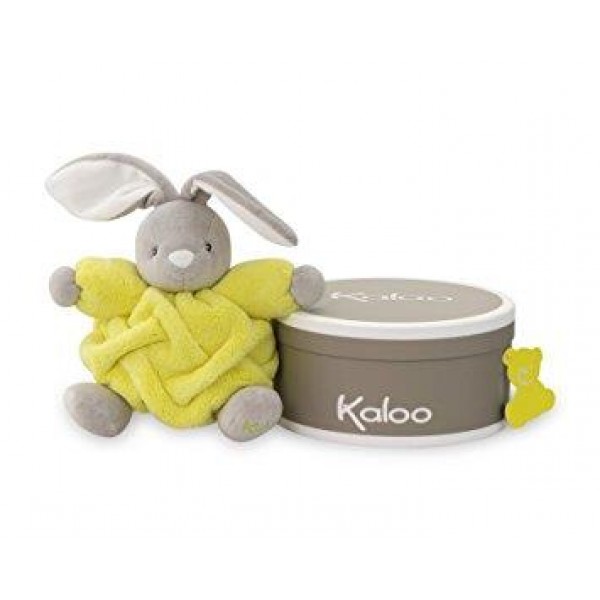 Мягкая игрушка Kaloo Neon Кролик желтый 18.5 см в коробке K962318