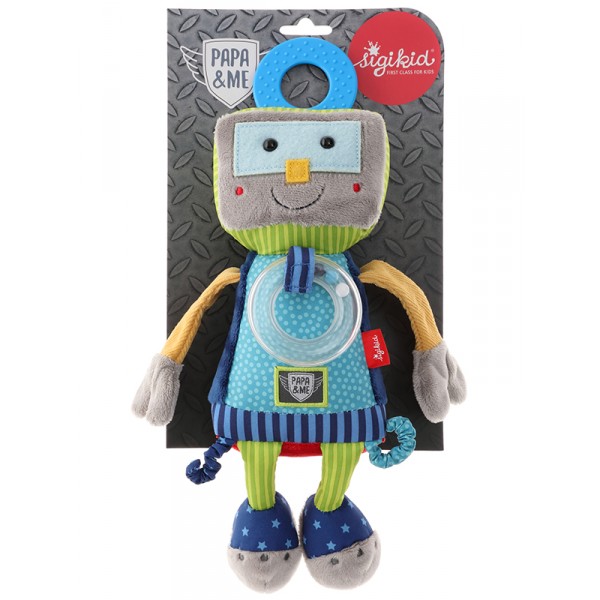 Мягкая интерактивная игрушка sigikid Робот 25 см 41673SK