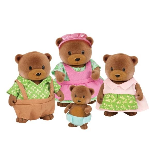 Набор фигурок Lil Woodzeez Семья Медведей 6093M