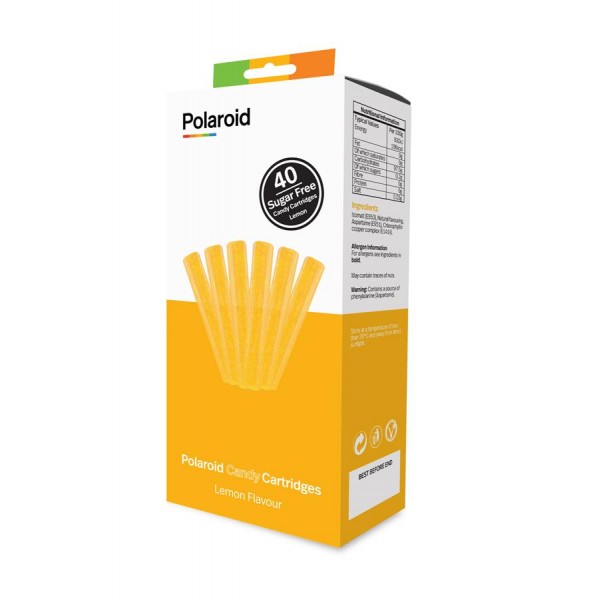 Набор картриджей для 3D ручки Polaroid Candy pen, лимон, желтый