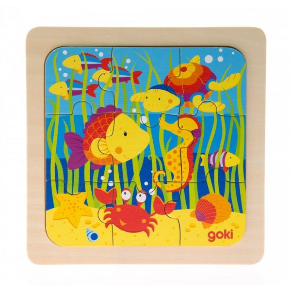 Пазл деревянный goki Море 57499-4