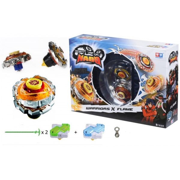 Волчок Auldey Infinity Nado Сплит Battle Buddha и Blast Flame с устройством запуска YW624601