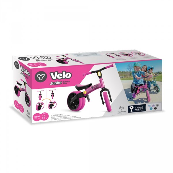 Беговел YVolution YVelo Junior Розовый N101050