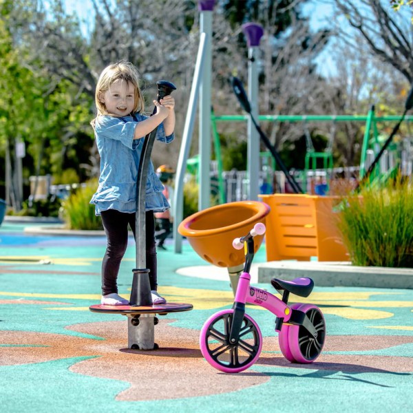 Беговел YVolution YVelo Junior Розовый N101050