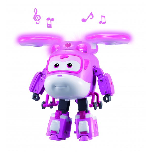 Фигурка-трансформер Super Wings Супер крылья Dizzy, Диззи, свет, звук EU740434